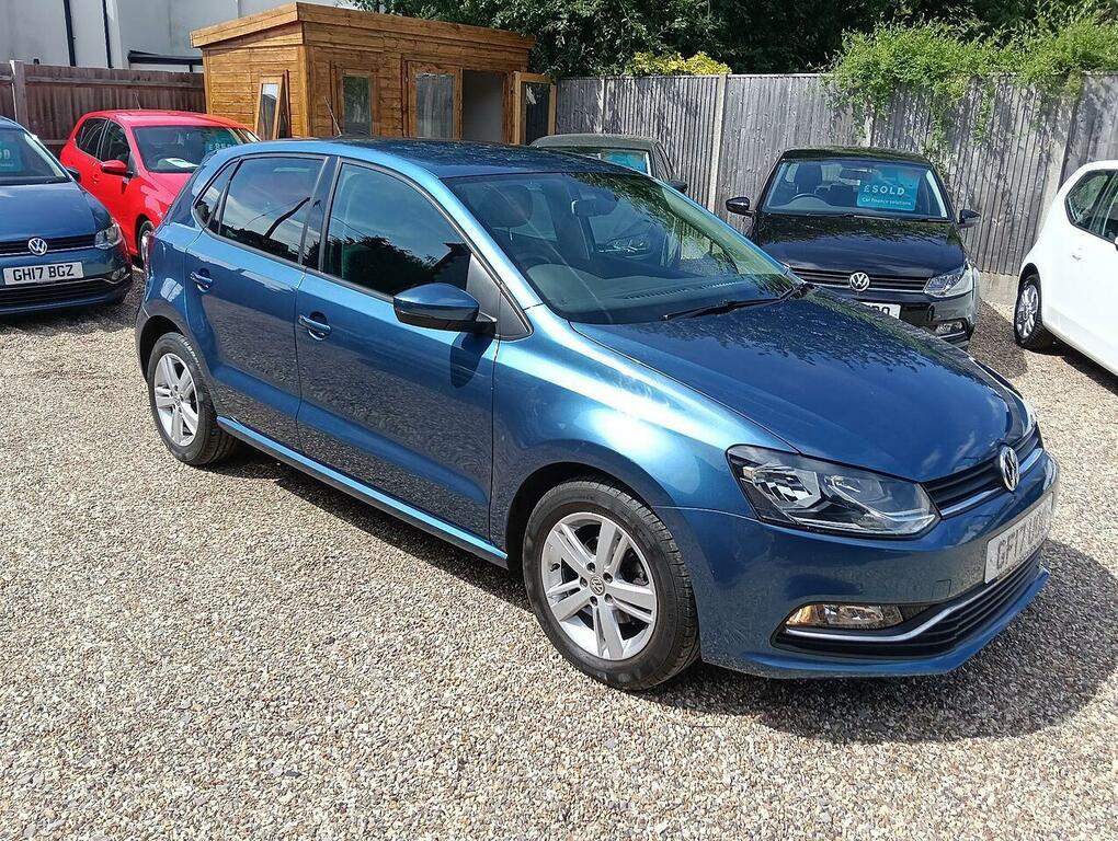 Volkswagen Polo 1.2 Tsi Bluemotion Tech Match Edition Hatchback GF17UOO Blue #3