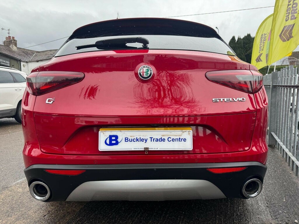 Alfa Romeo Stelvio Suv 2.2 Td Milano Edizione Q4 Awd Euro 6 Ss HX68TLV Red #4