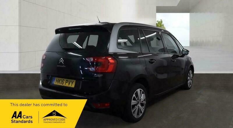 Citroen C4 Picasso 1.6 Bluehdi Exclusive Eat6 Black #4