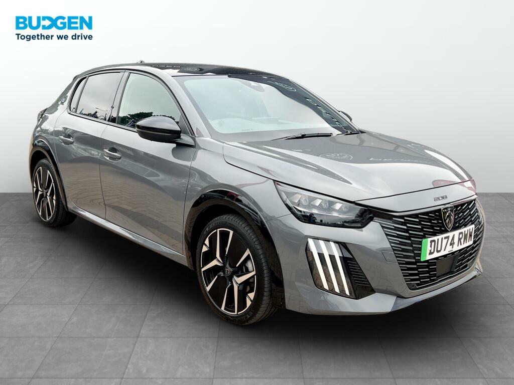 Peugeot e-208 51Kwh Gt 7.4Kw Charger Grey