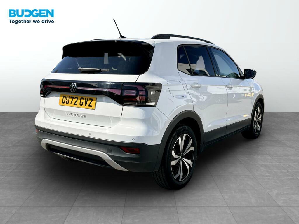Volkswagen T-Cross 1.0 Tsi Black Edition Euro 6 Ss White #3