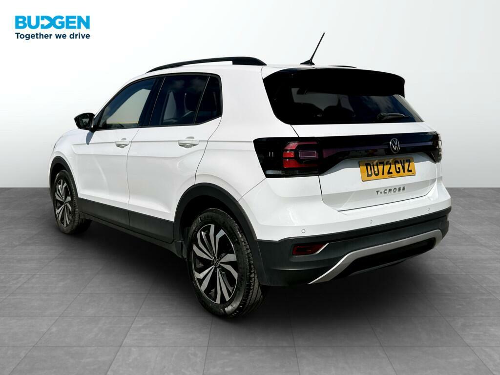 Volkswagen T-Cross 1.0 Tsi Black Edition Euro 6 Ss White #4