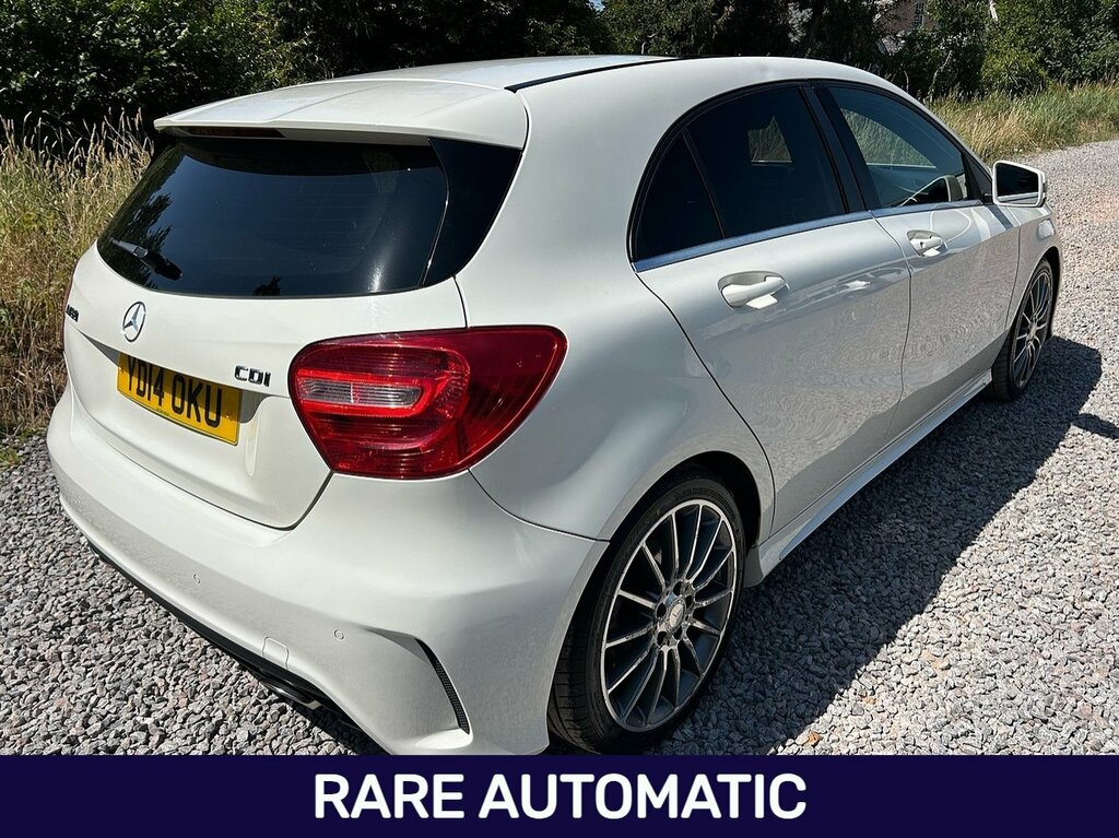 Mercedes-Benz A Class A180 Cdi Amg Sport YD14OKU White #5