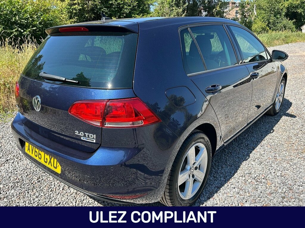 Volkswagen Golf Tdi Bluemotion Tech Match Edition Blue #2