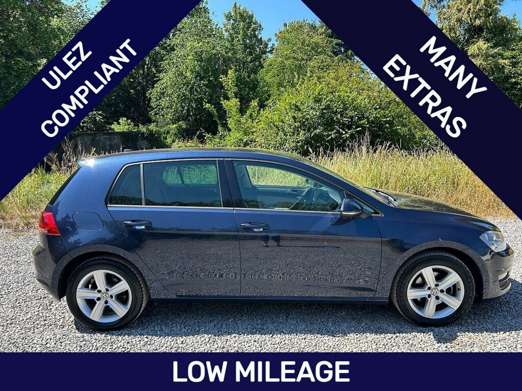 Volkswagen Golf Tdi Bluemotion Tech Match Edition Blue #4