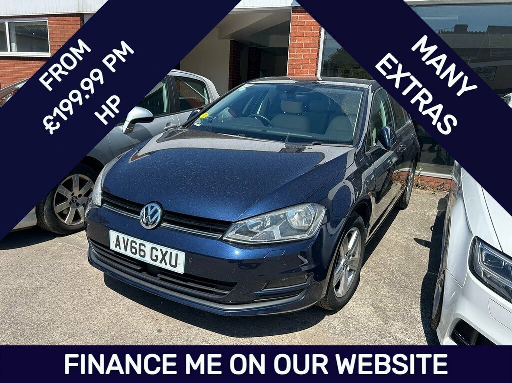 Volkswagen Golf Tdi Bluemotion Tech Match Edition Blue