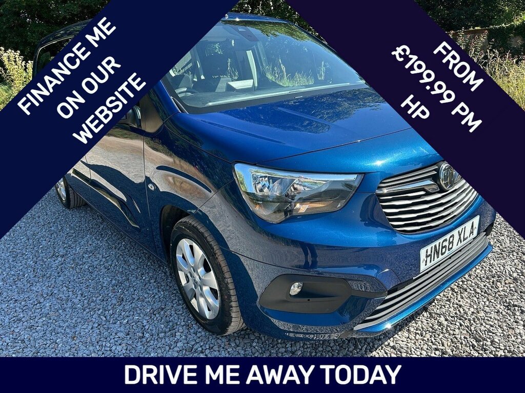 Vauxhall Combo Life Turbo D Blueinjection Energy HN68XLA Blue