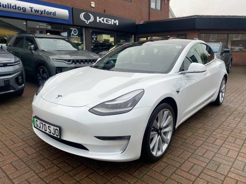 Tesla Model 3 Long Range Awd White #3