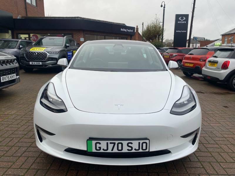 Tesla Model 3 Long Range Awd White #2