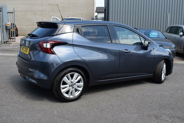 Nissan Micra 1.0 Ig-t Acenta Hatchback Xtron Euro 6 Grey #4