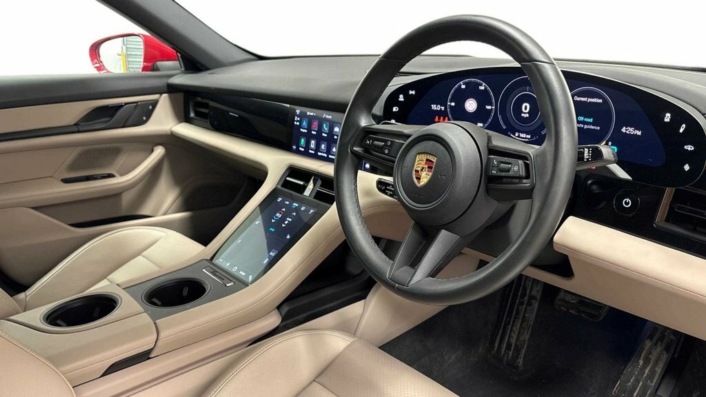Porsche Taycan Saloon Red