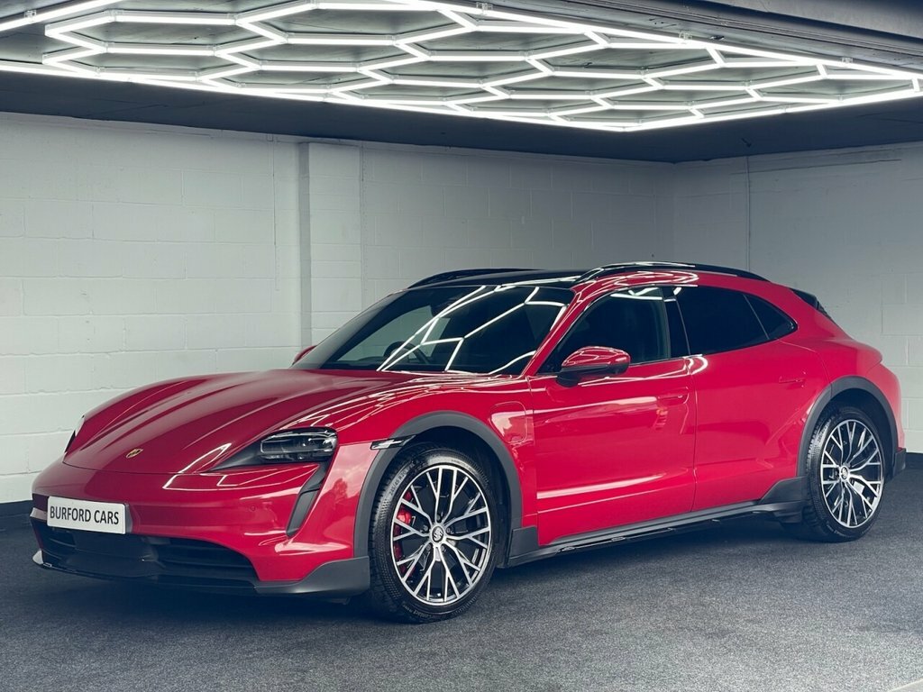 Porsche Taycan Estate Red #2