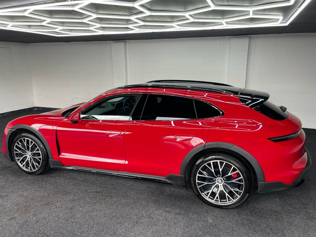 Porsche Taycan Estate Red #5