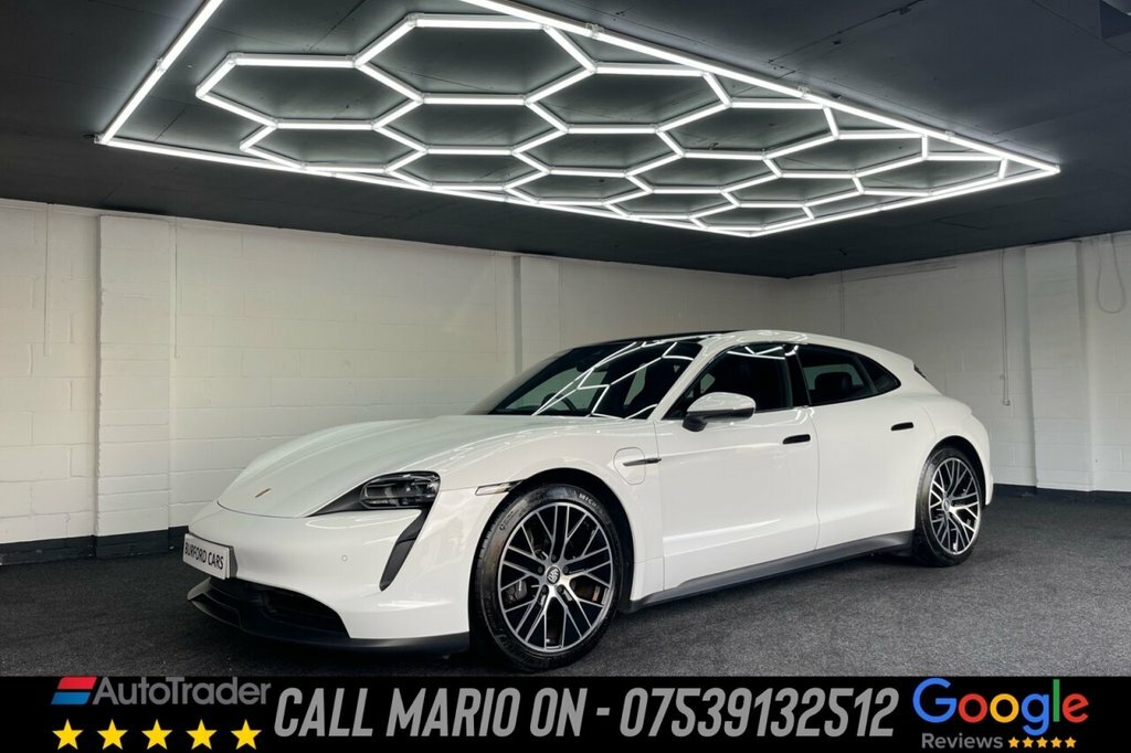 Porsche Taycan Estate White