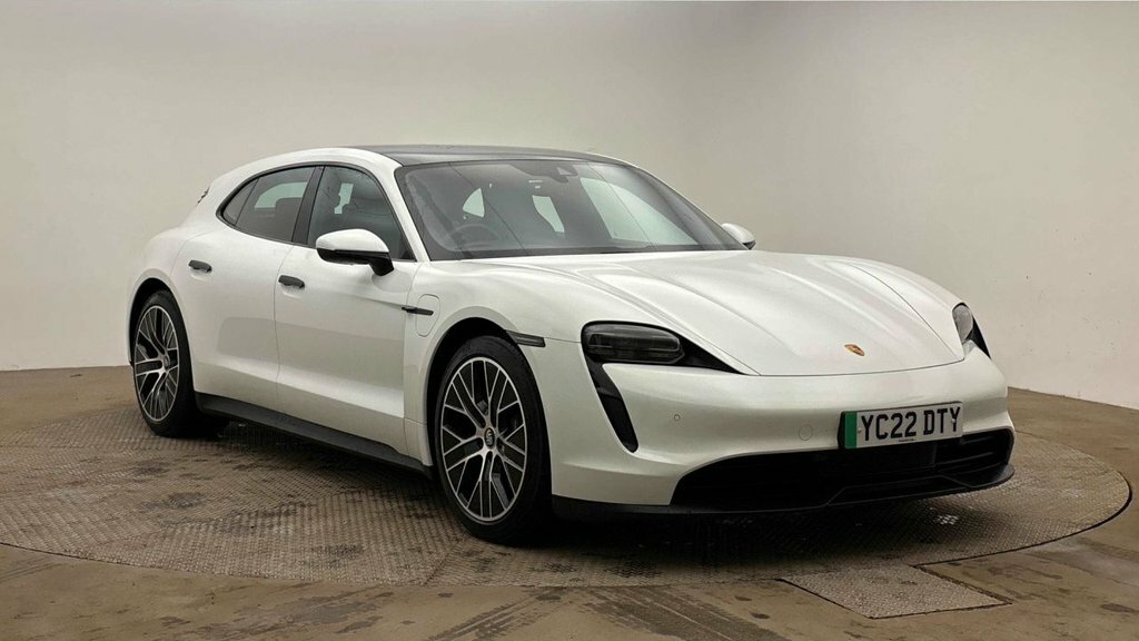 Porsche Taycan Estate White