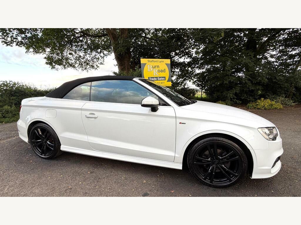 Audi A3 Cabriolet 2.0 Tdi S Line Euro 6 S S White #2