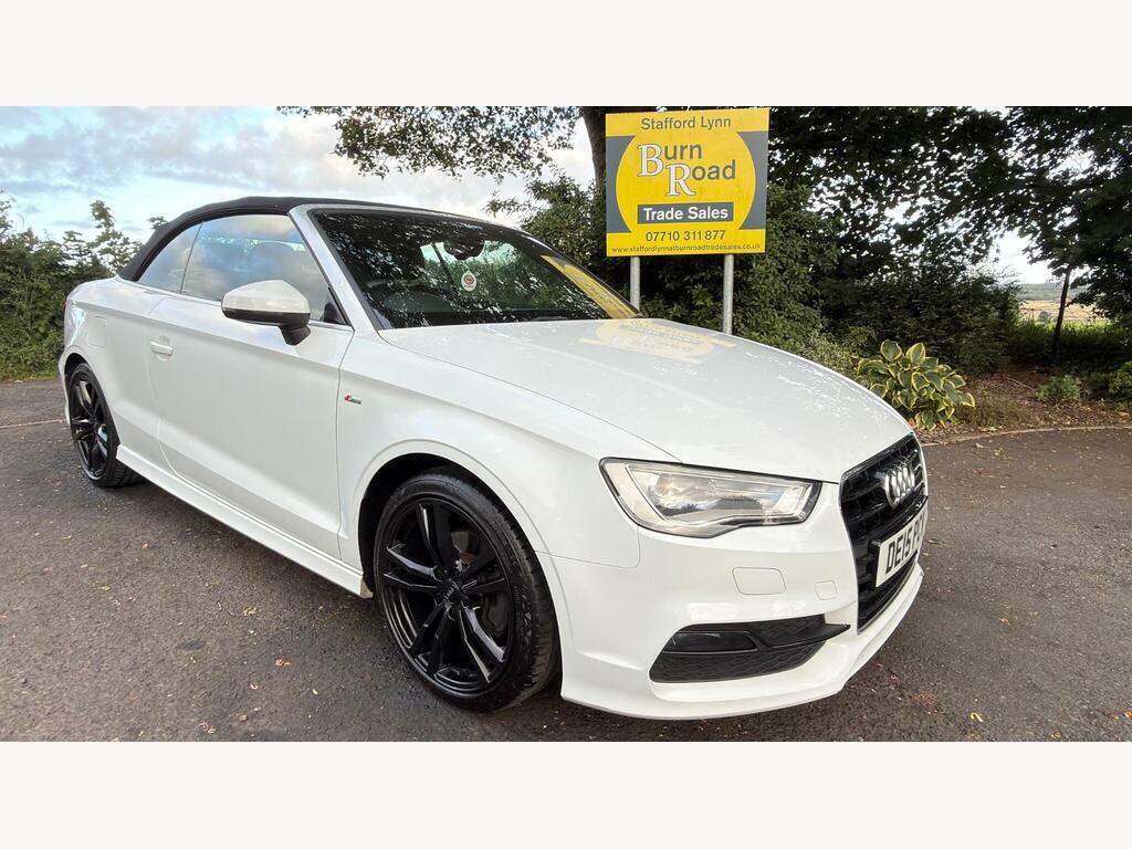 Audi A3 Cabriolet 2.0 Tdi S Line Euro 6 S S White