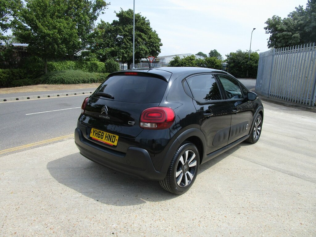 Citroen C3 1.2 Puretech Flair Hatchback Eur Black #4