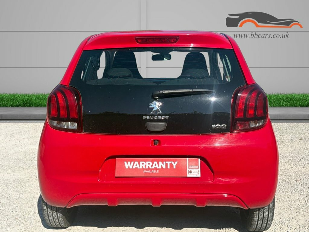 Peugeot 108 Hatchback Red #4
