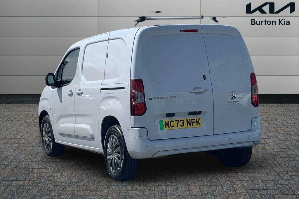 Peugeot E-Partner 800 50Kwh Asphalt Premium Standard Panel Van White #2