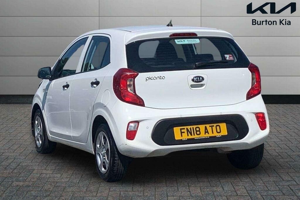 Kia Picanto 1.0 1 Hatchback Euro 6 66 Bhp FN18ATO White #2