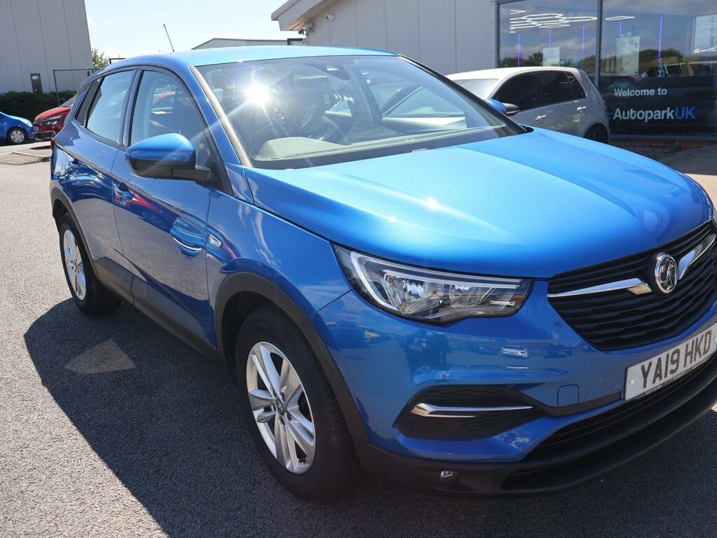 Vauxhall Grandland X 2019 1.2 Turbo Gpf Se Suv Euro 6 YA19HKD Blue #6