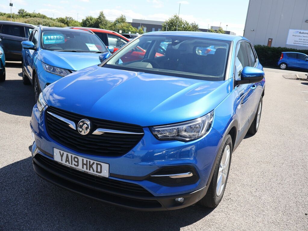 Vauxhall Grandland X 2019 1.2 Turbo Gpf Se Suv Euro 6 YA19HKD Blue