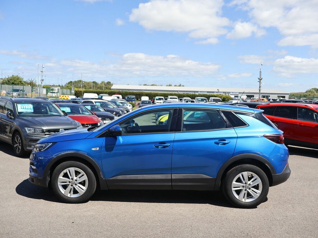 Vauxhall Grandland X 2019 1.2 Turbo Gpf Se Suv Euro 6 YA19HKD Blue #2