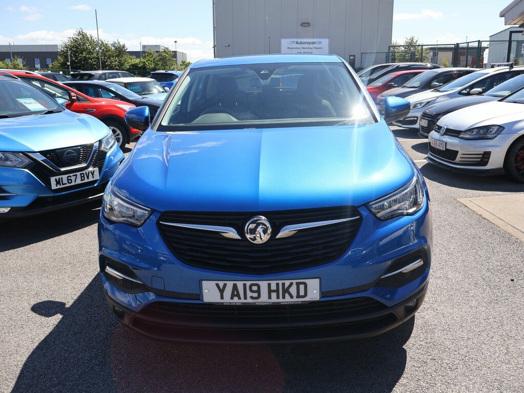 Vauxhall Grandland X 2019 1.2 Turbo Gpf Se Suv Euro 6 YA19HKD Blue #3