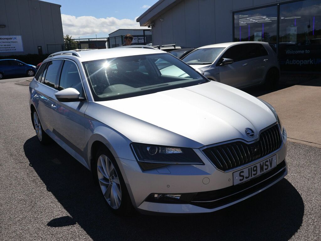 Skoda Superb 2019 2.0 Tdi Se L Executive Estate Dsg Silver