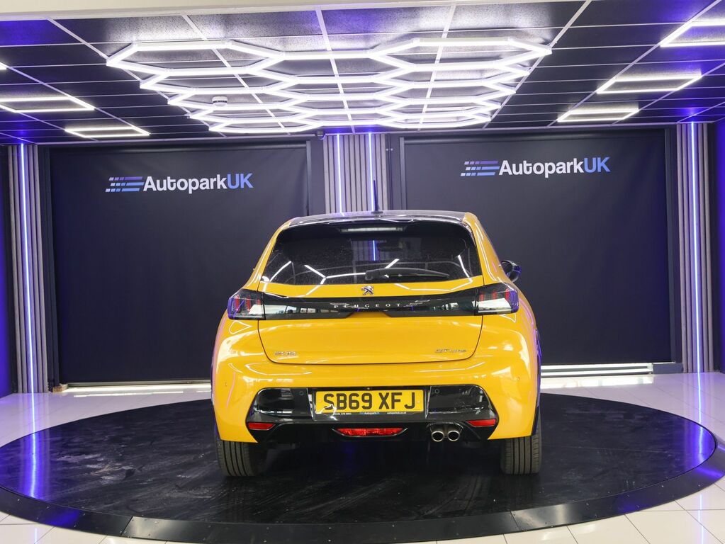 Peugeot 208 2020 1.2 Puretech Gt Line Hatchback Eat Yellow #4