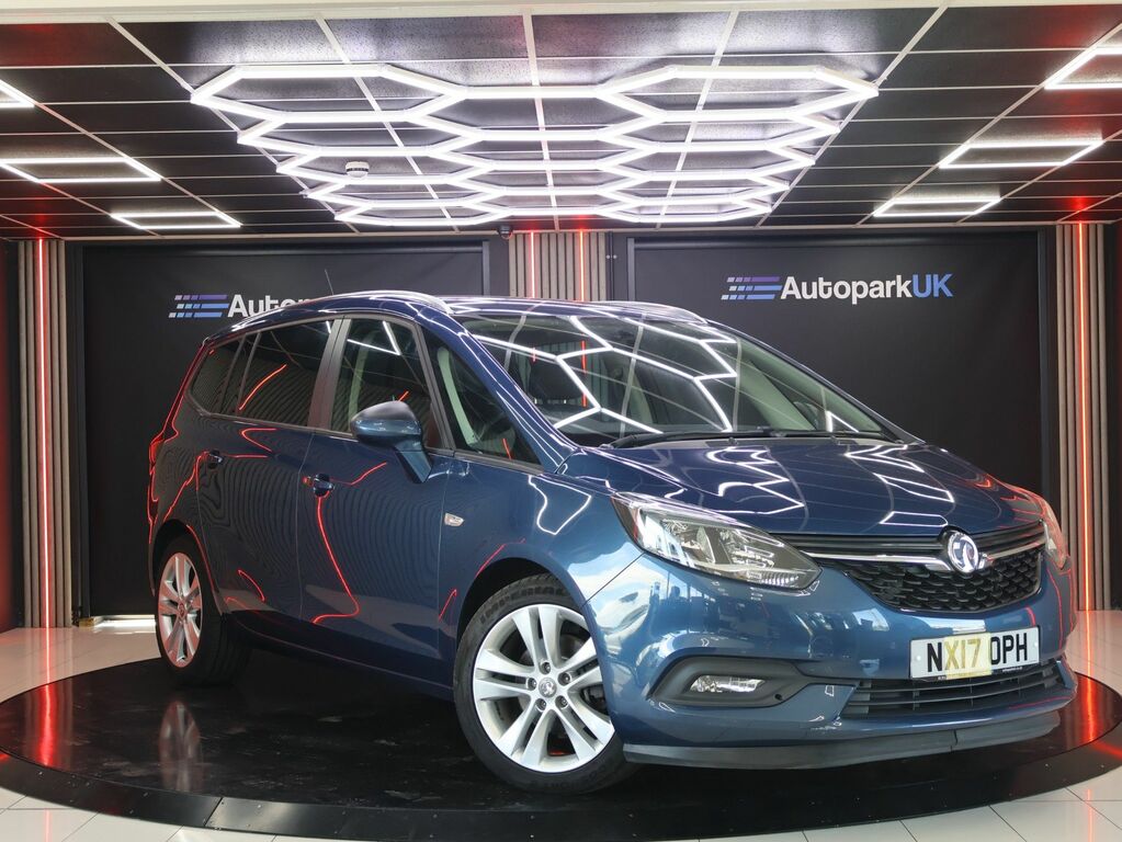 Vauxhall Zafira Tourer 2017 1.4I Turbo Sri Mpv Euro 6 Blue