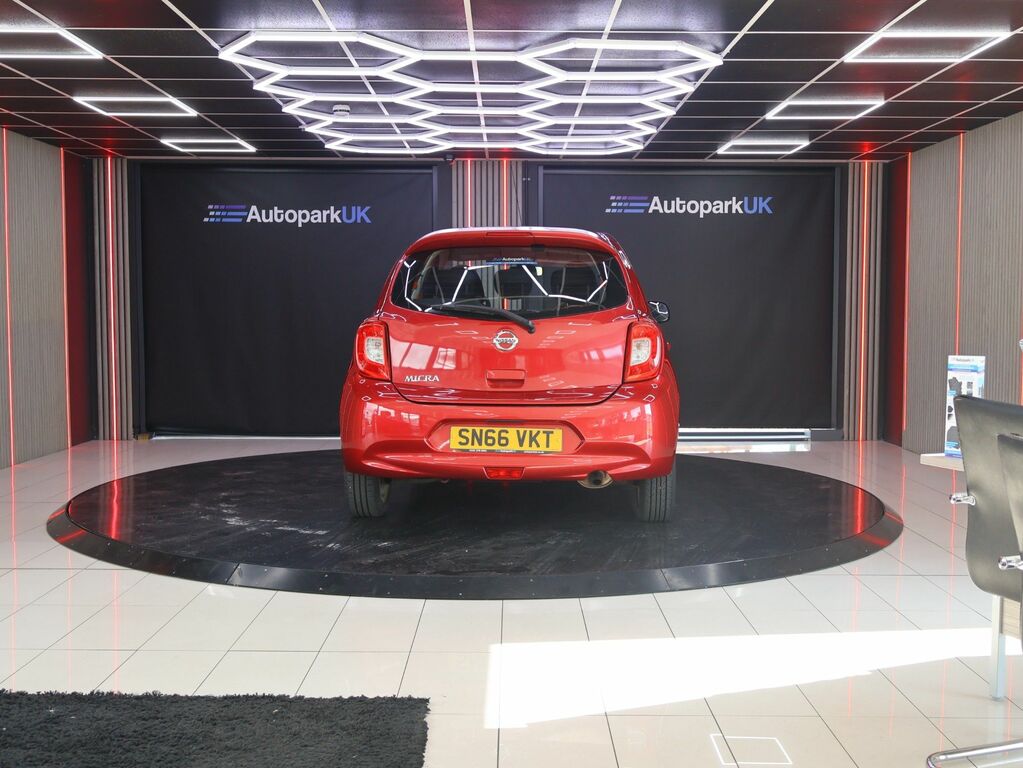 Nissan Micra 2016 1.2 Acenta Hatchback Euro 6 Red #4
