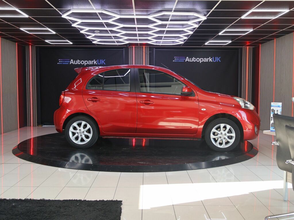 Nissan Micra 2016 1.2 Acenta Hatchback Euro 6 Red #2