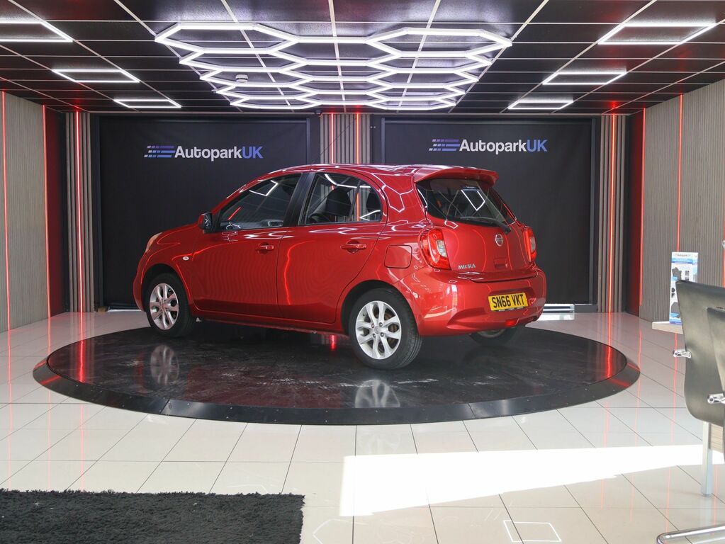 Nissan Micra 2016 1.2 Acenta Hatchback Euro 6 Red #6