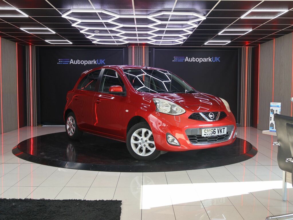 Nissan Micra 2016 1.2 Acenta Hatchback Euro 6 Red