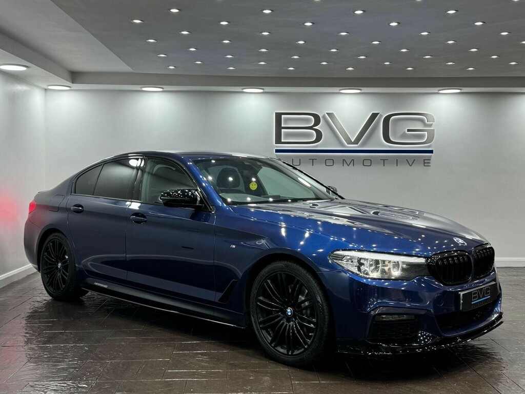 BMW 5 Series Saloon 2.0 520D M Sport Euro 6 Ss 201 Blue