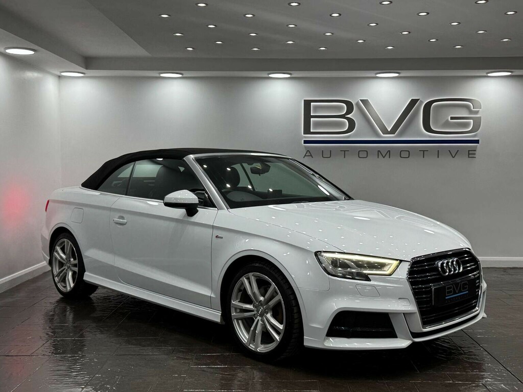 Audi A3 Cabriolet 1.4 Tfsi Cod S Line S Tronic Euro 6 Ss White #2