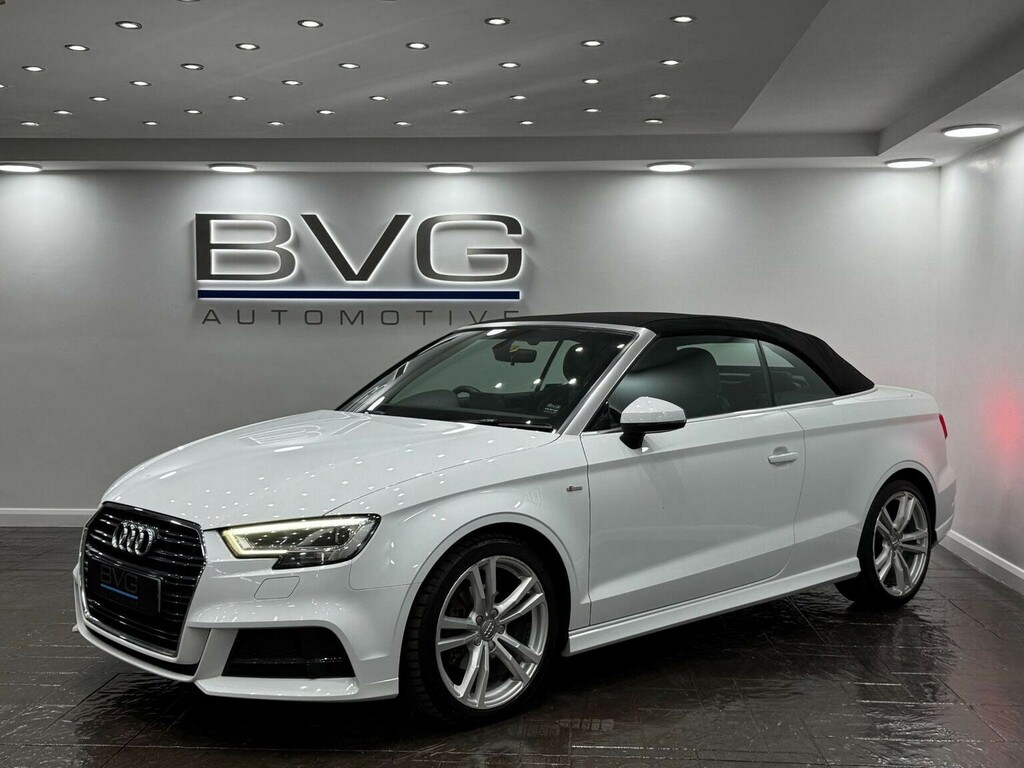 Audi A3 Cabriolet 1.4 Tfsi Cod S Line S Tronic Euro 6 Ss White #6