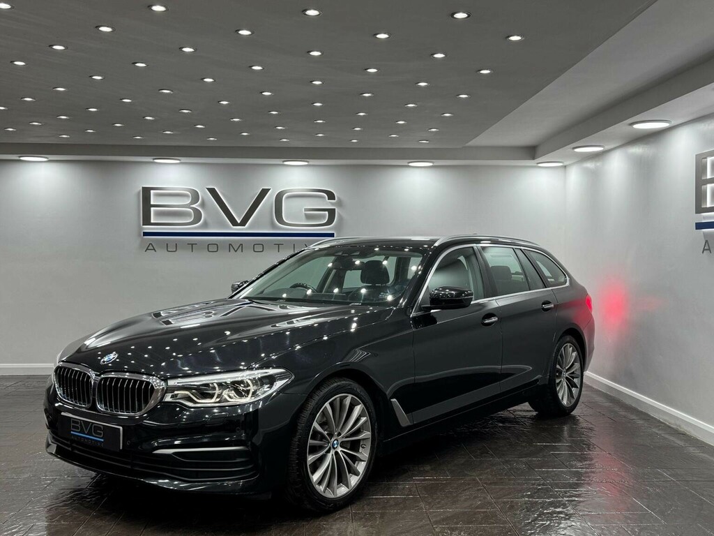 BMW 5 Series 2.0 520D Se Touring Euro 6 Ss GV67HJG Black #3