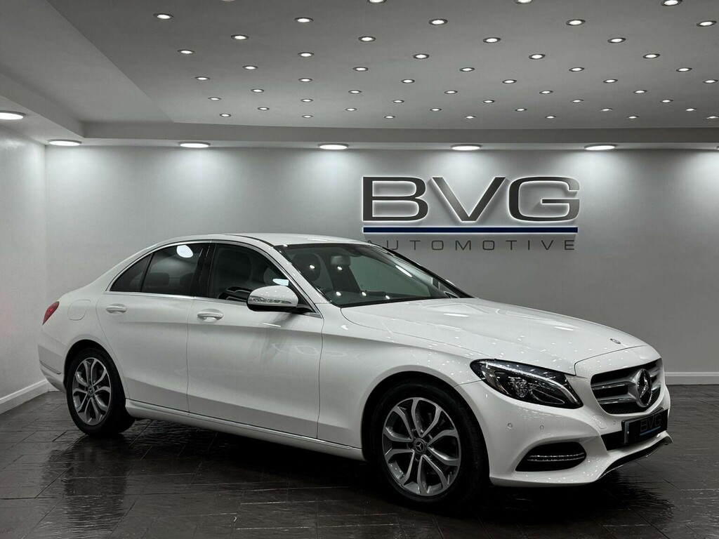 Mercedes-Benz C Class Saloon 2.1 C220d Sport 7G-tronic Euro 6 Ss White