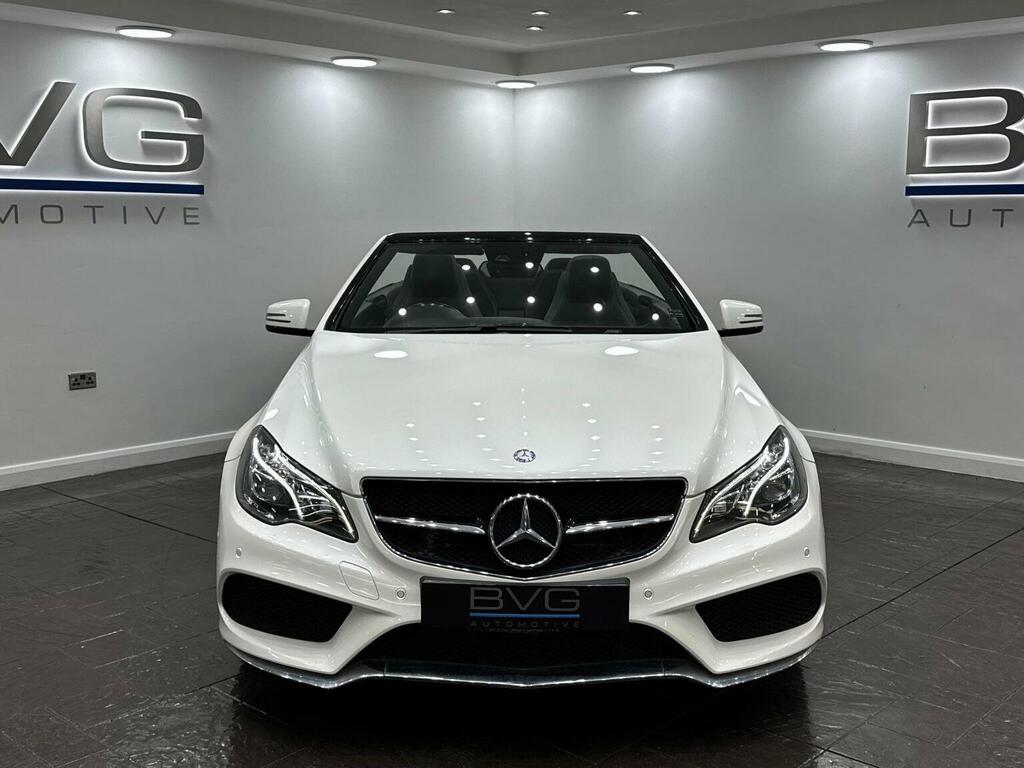 Mercedes-Benz E Class Convertible 2.1 E220d Amg Line Edition Cabriolet G White #3