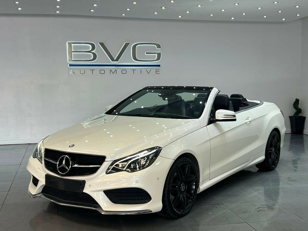 Mercedes-Benz E Class 2.1 E220d Amg Line Edition Cabriolet G-tronic Eur White