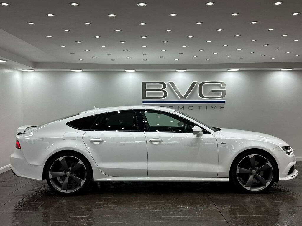 Audi A7 3.0 Bitdi V6 Black Edition Sportback Tiptronic Qua White #4