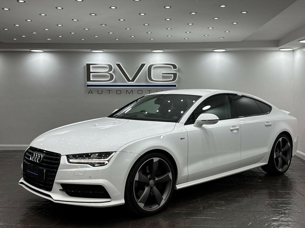Audi A7 3.0 Bitdi V6 Black Edition Sportback Tiptronic Qua White #3