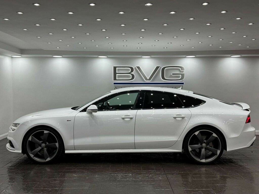 Audi A7 3.0 Bitdi V6 Black Edition Sportback Tiptronic Qua White #5