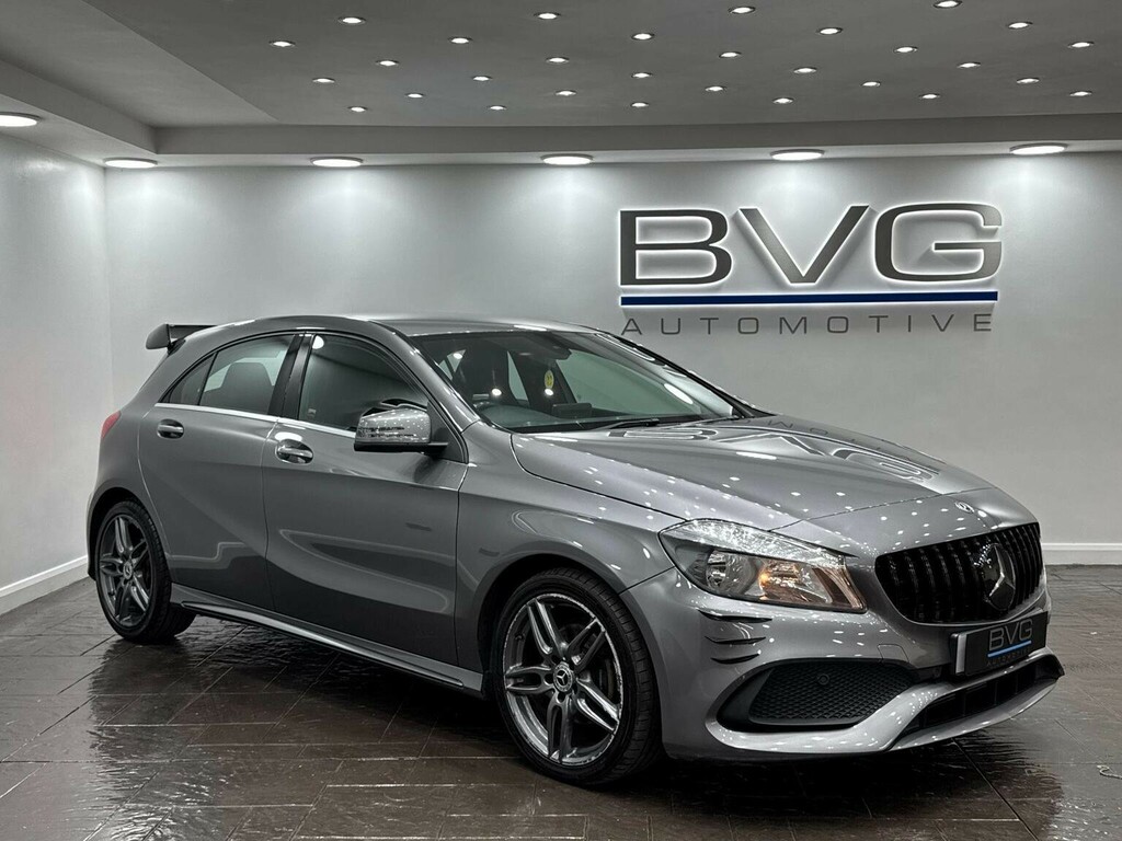 Mercedes-Benz A Class Hatchback 1.5 A180d Amg Line 7G-dct Euro 6 Ss 5 Grey