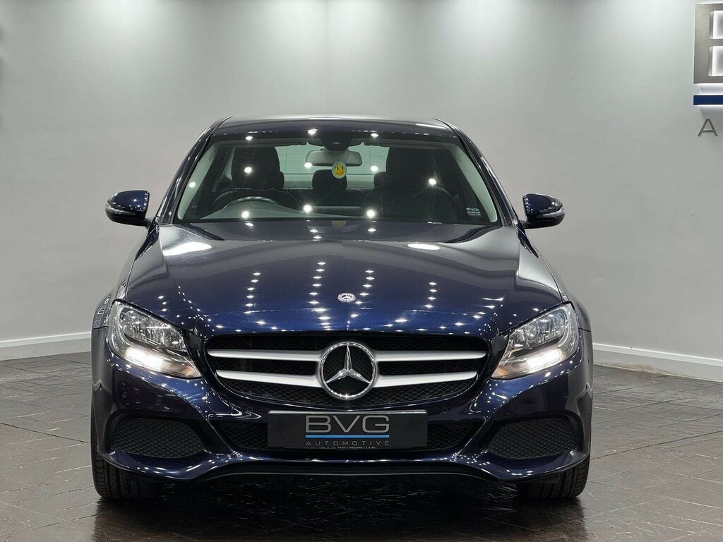 Mercedes-Benz C Class Saloon 2.0 C200 Se Executive Edition G-tronic Eur KV67GNK Blue #2