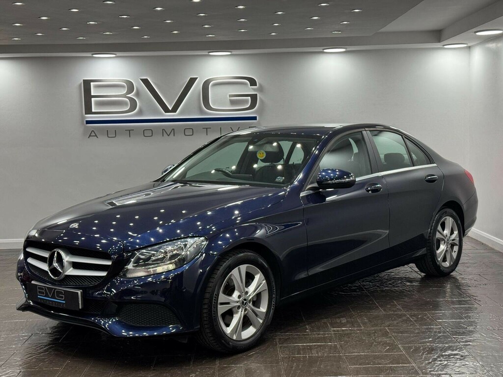Mercedes-Benz C Class Saloon 2.0 C200 Se Executive Edition G-tronic Eur KV67GNK Blue #3