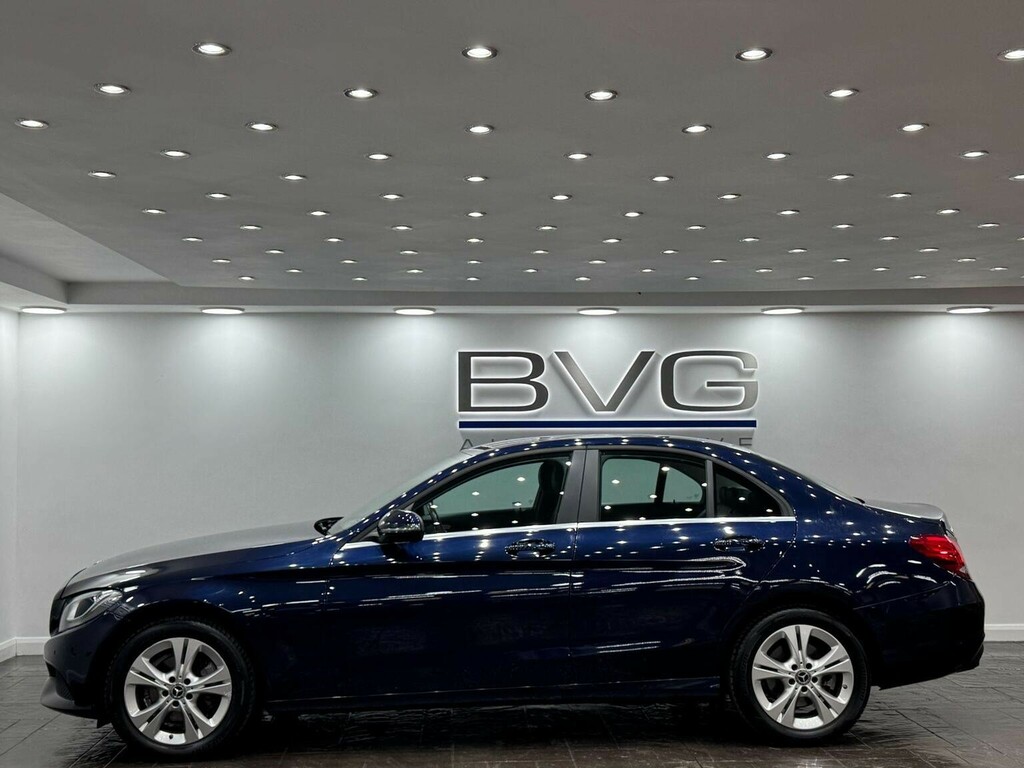 Mercedes-Benz C Class Saloon 2.0 C200 Se Executive Edition G-tronic Eur KV67GNK Blue #4